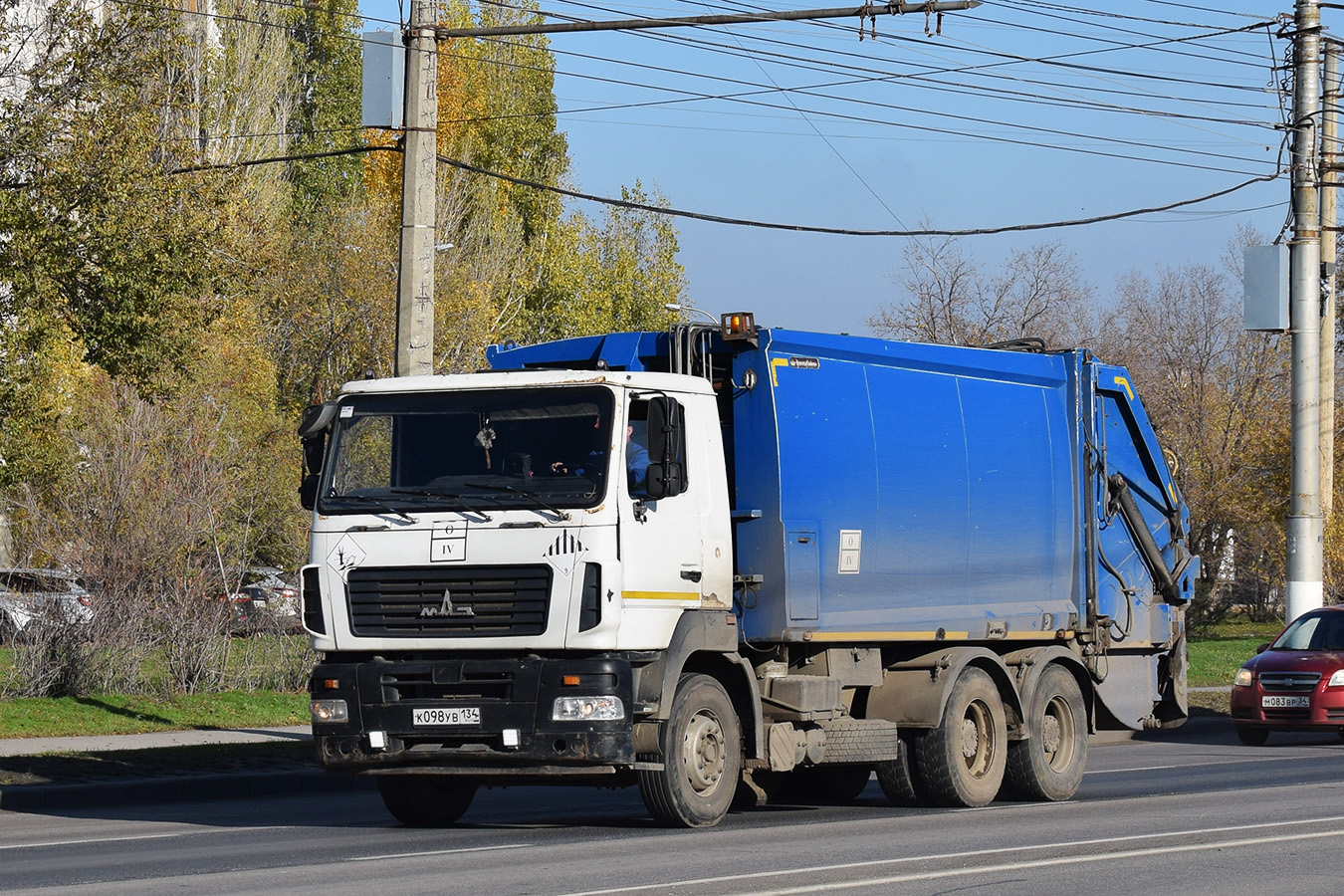 Волгоградская область, № К 098 УВ 134 — МАЗ-6312B5