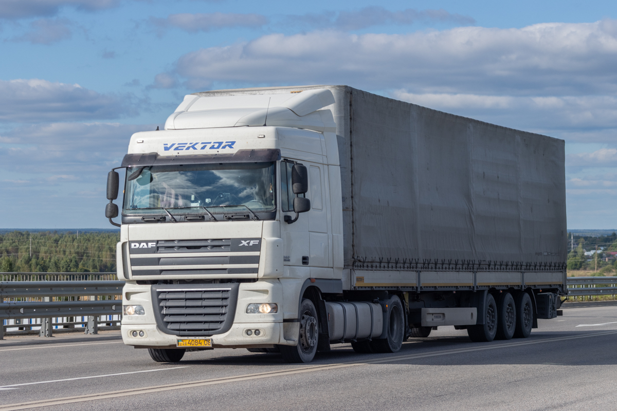 Атырауская область, № H 4084 06 — DAF XF105 FT