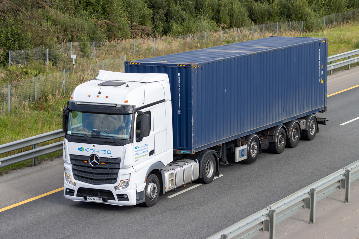 Санкт-Петербург, № Х 221 КК 198 — Mercedes-Benz Actros '18 1845 [Z9M]