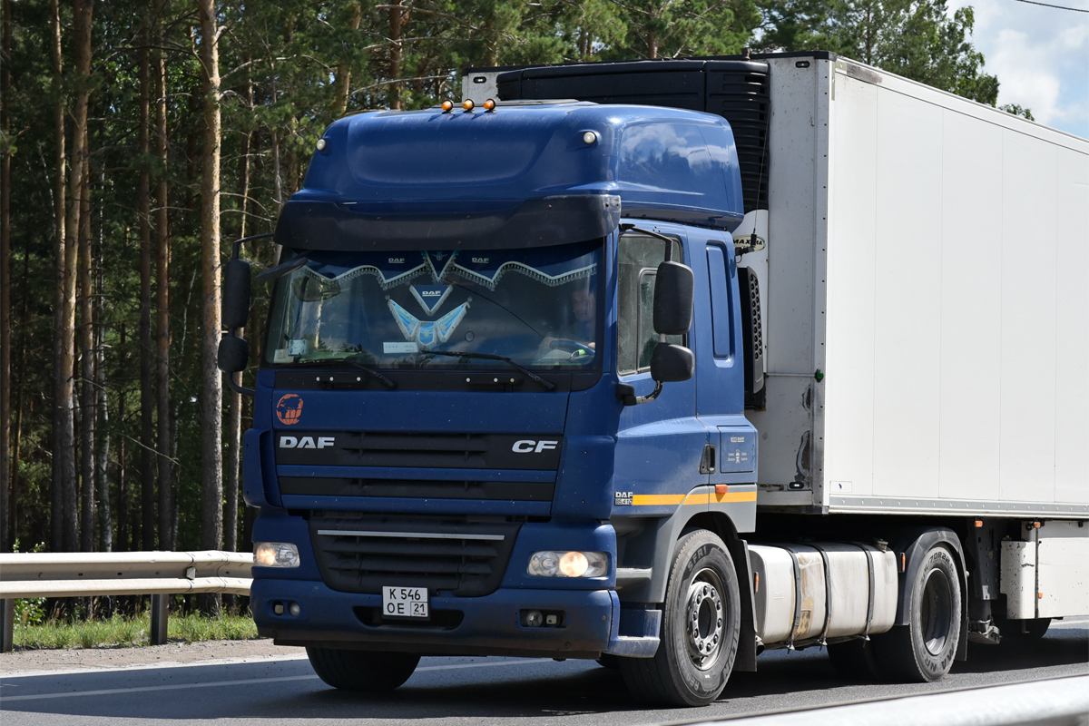 Чувашия, № К 546 ОЕ 21 — DAF CF85 FT
