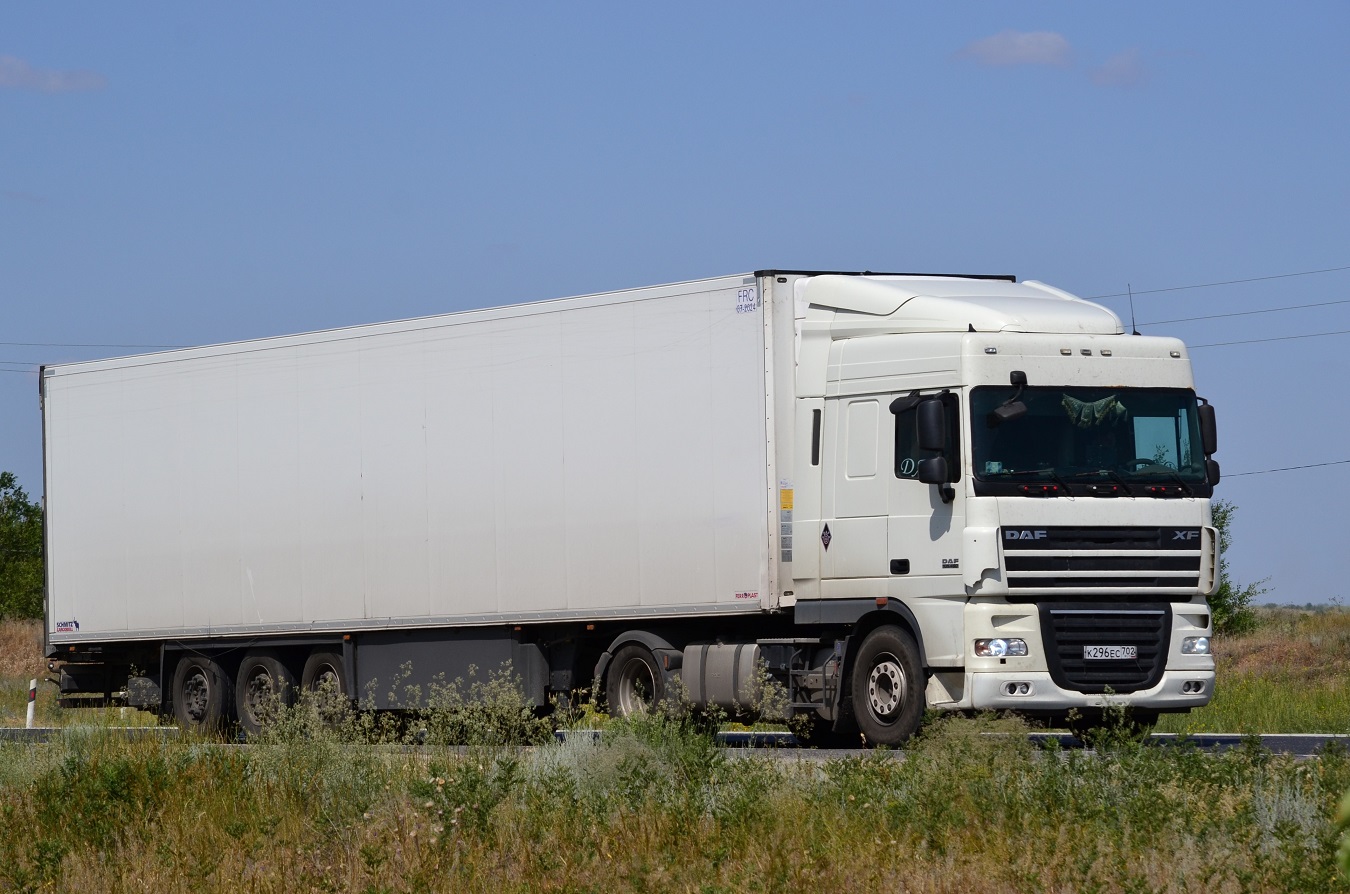 Башкортостан, № К 296 ЕС 702 — DAF XF105 FT
