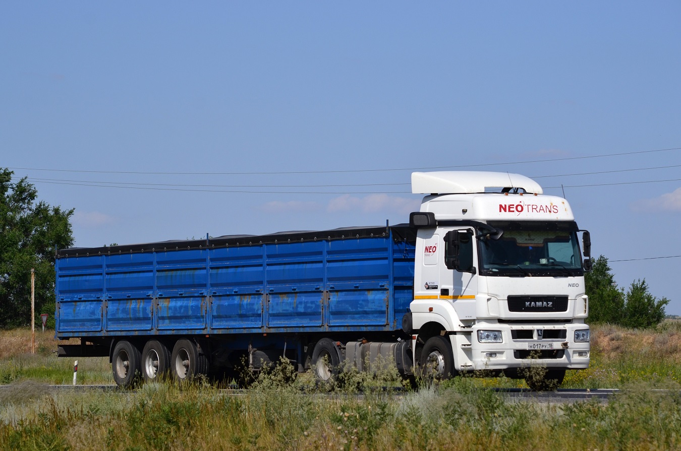 Удмуртия, № Н 017 РУ 18 — КамАЗ-5490-S5(87)