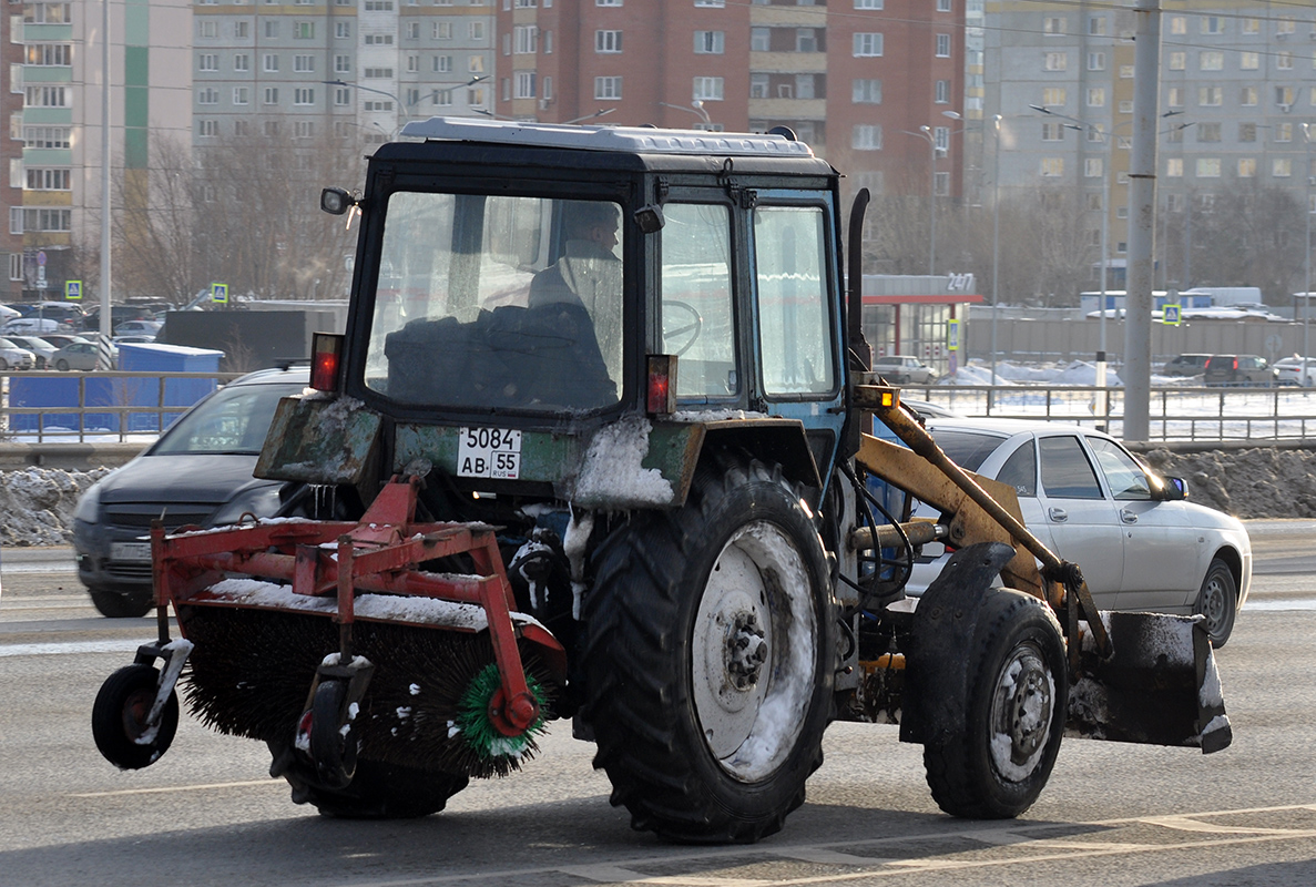 Омская область, № 5084 АВ 55 — Беларус-82.1