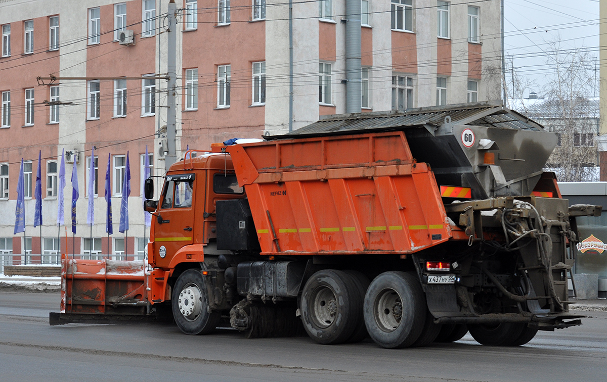 Омская область, № Х 437 НУ 55 — КамАЗ-65115-A5(48)