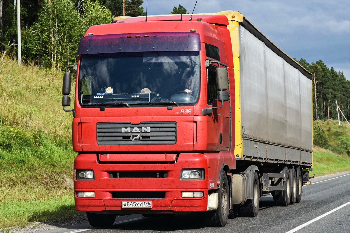 Пермский край, № А 845 ХУ 196 — MAN TGA 18.430