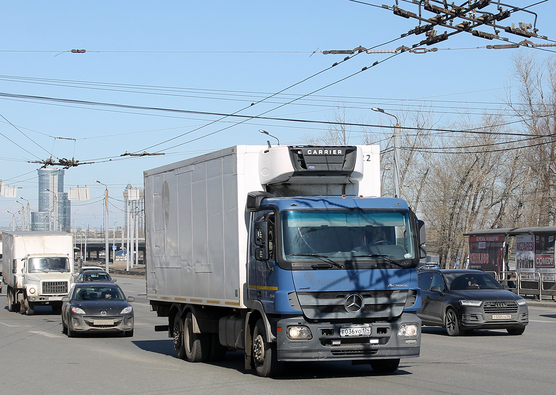 Челябинская область, № Е 036 УО 174 — Mercedes-Benz Actros ('2009) 2541
