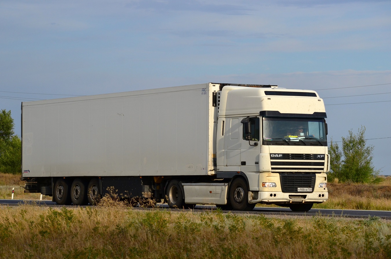 Ставропольский край, № Н 988 ОВ 126 — DAF XF95 FT