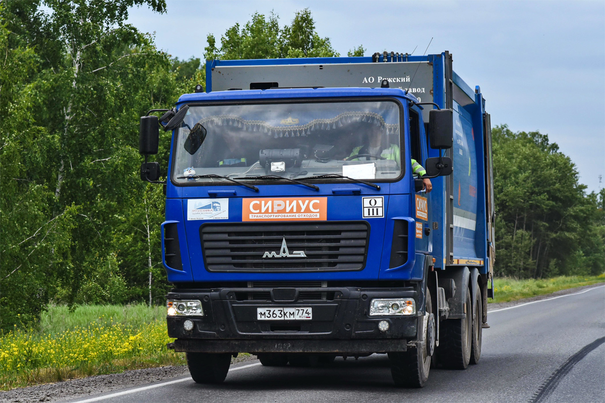 Челябинская область, № М 363 КМ 774 — МАЗ-6312C3