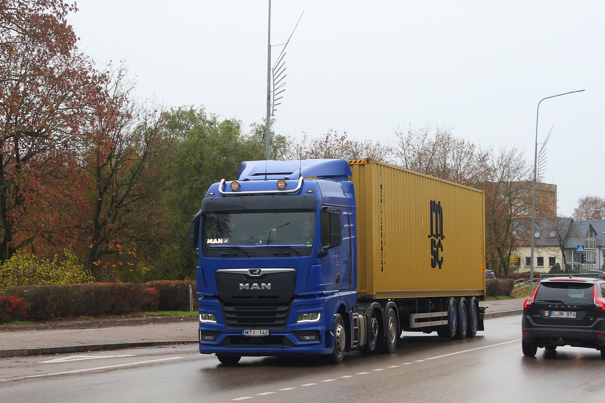 Литва, № MTI 142 — MAN TGX ('2020) (Общая модель)