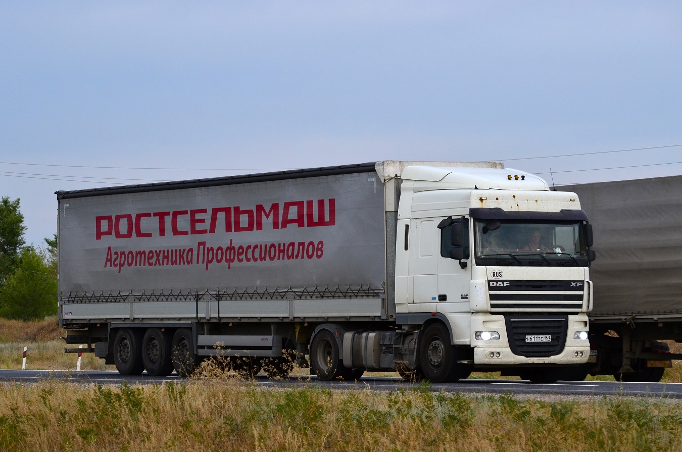 Ростовская область, № Н 611 ТЕ 161 — DAF XF105 FT
