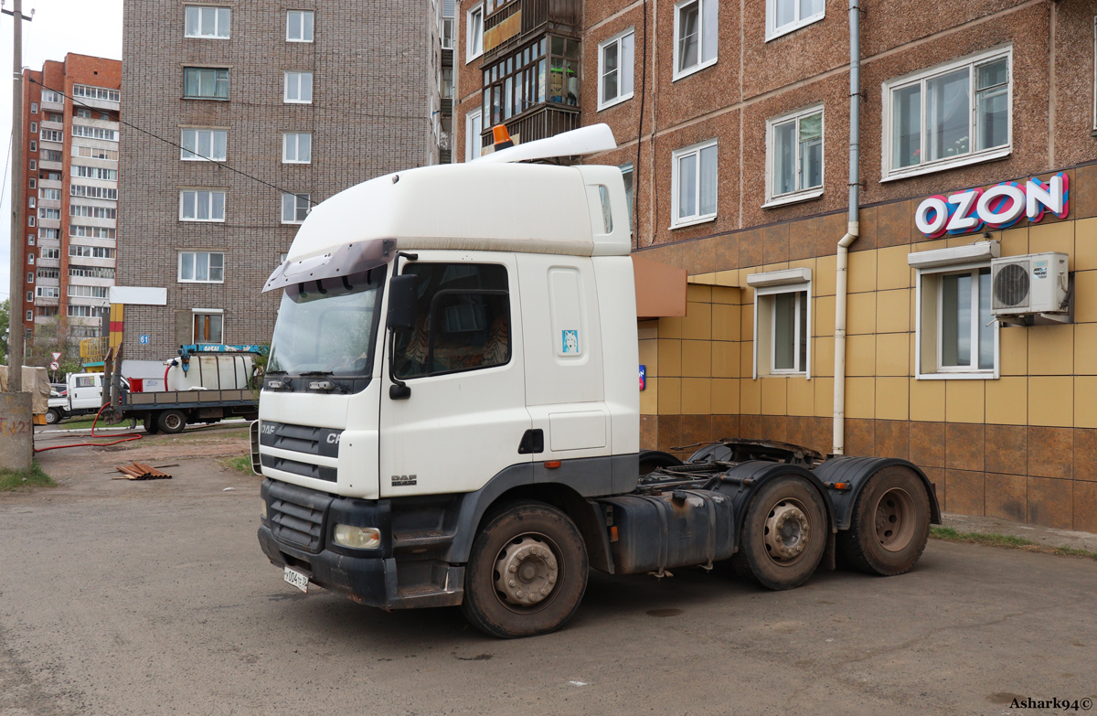 Иркутская область, № У 004 ТЕ 38 — DAF CF85 FTG