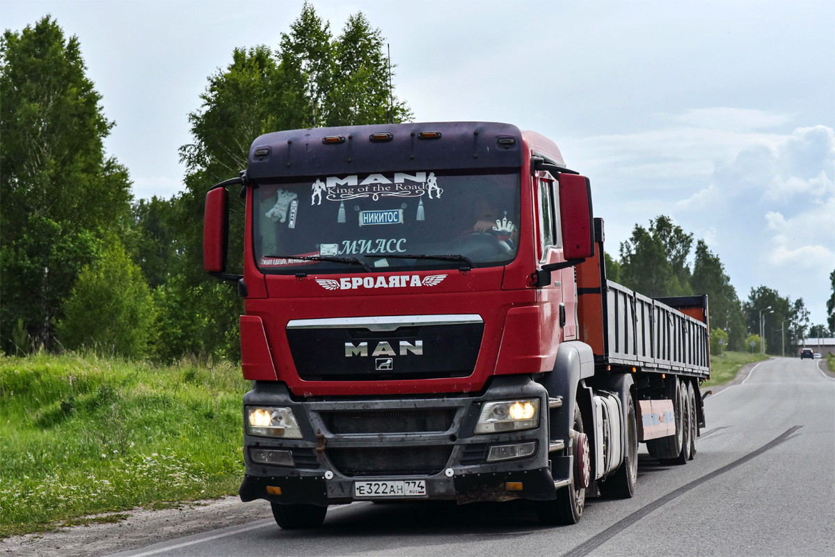 Челябинская область, № Е 322 АН 774 — MAN TGS 18.360