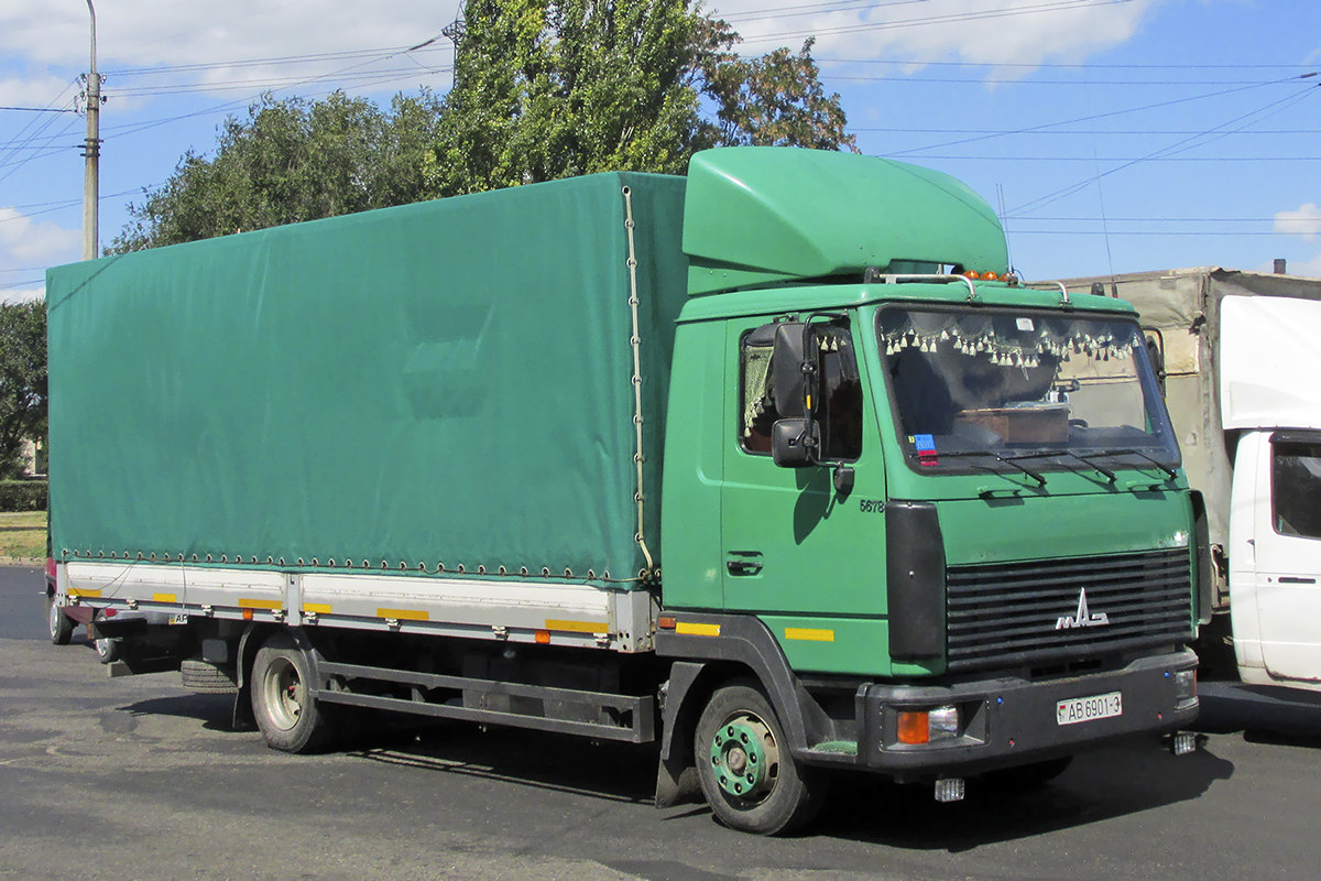 Гомельская область, № АВ 6901-3 — МАЗ-4370 (общая модель)