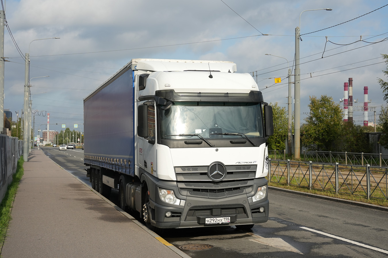 Санкт-Петербург, № Н 292 НХ 198 — Mercedes-Benz Actros ('2018) 1845