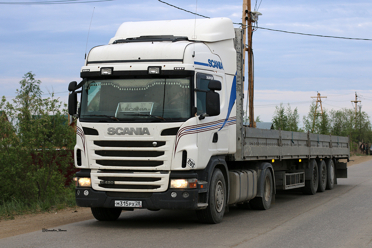 Амурская область, № М 315 РХ 28 — Scania ('2009) G420