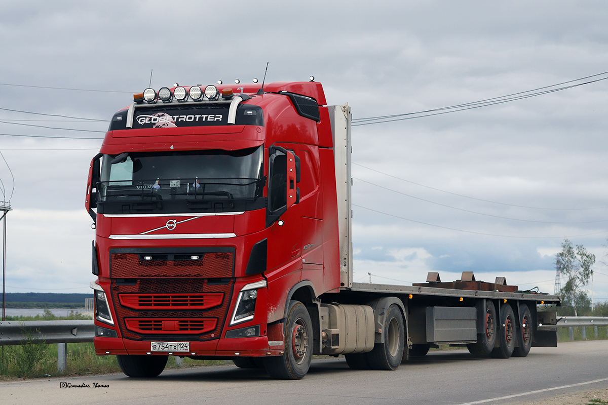 Красноярский край, № В 754 ТХ 124 — Volvo ('2012) FH.460