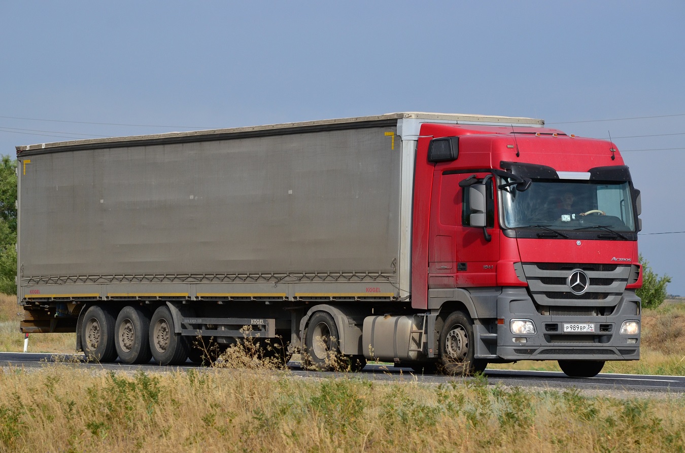 Волгоградская область, № Р 989 ВР 34 — Mercedes-Benz Actros '09 1844 [Z9M]