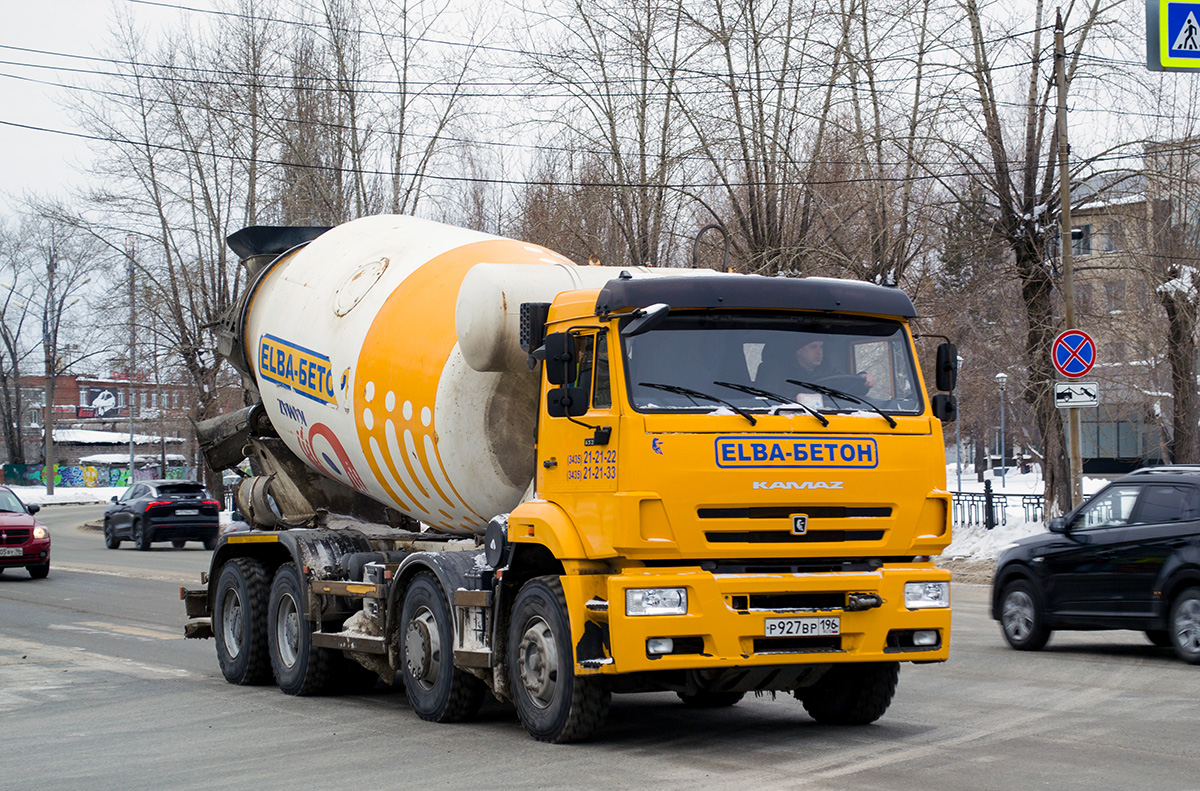 Свердловская область, № Р 927 ВР 196 — КамАЗ-65201-B5(49)