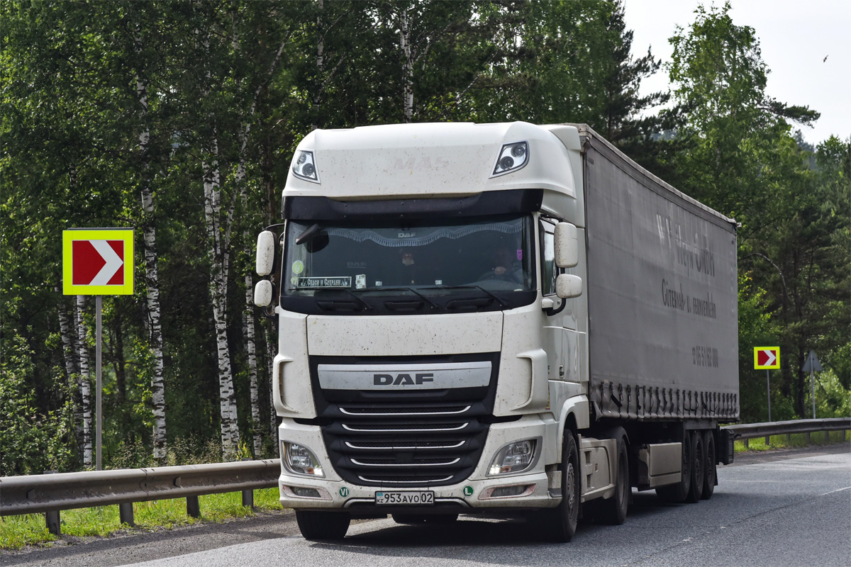 Алматы, № 953 AVO 02 — DAF XF Euro6 FT