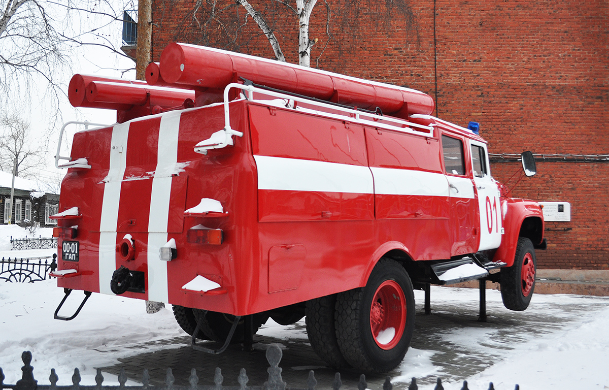 Омская область, № 00-01 ГАП — ЗИЛ-130 (общая модель); Техника на постаментах, памятники (Омская область)