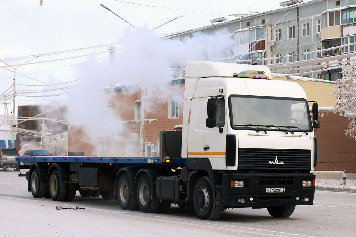 Саха (Якутия), № К 712 КН 14 — МАЗ-6430A9