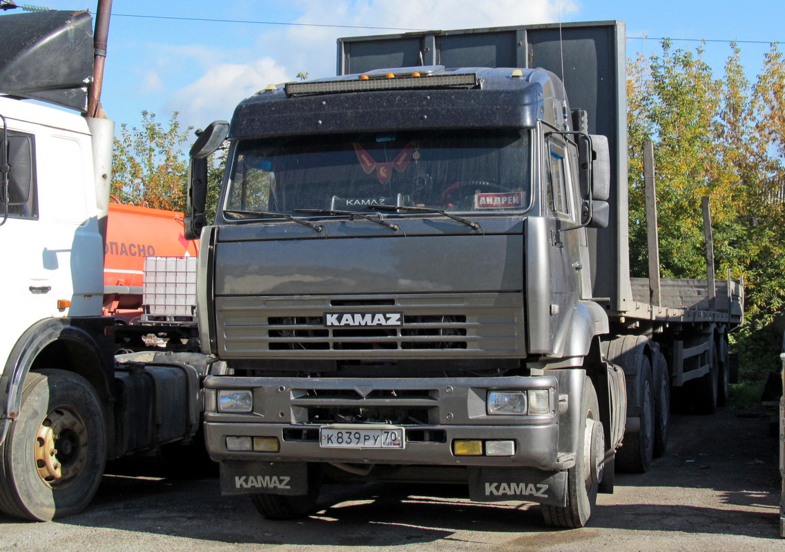 Томская область, № К 839 РУ 70 — КамАЗ-6460 [646000]