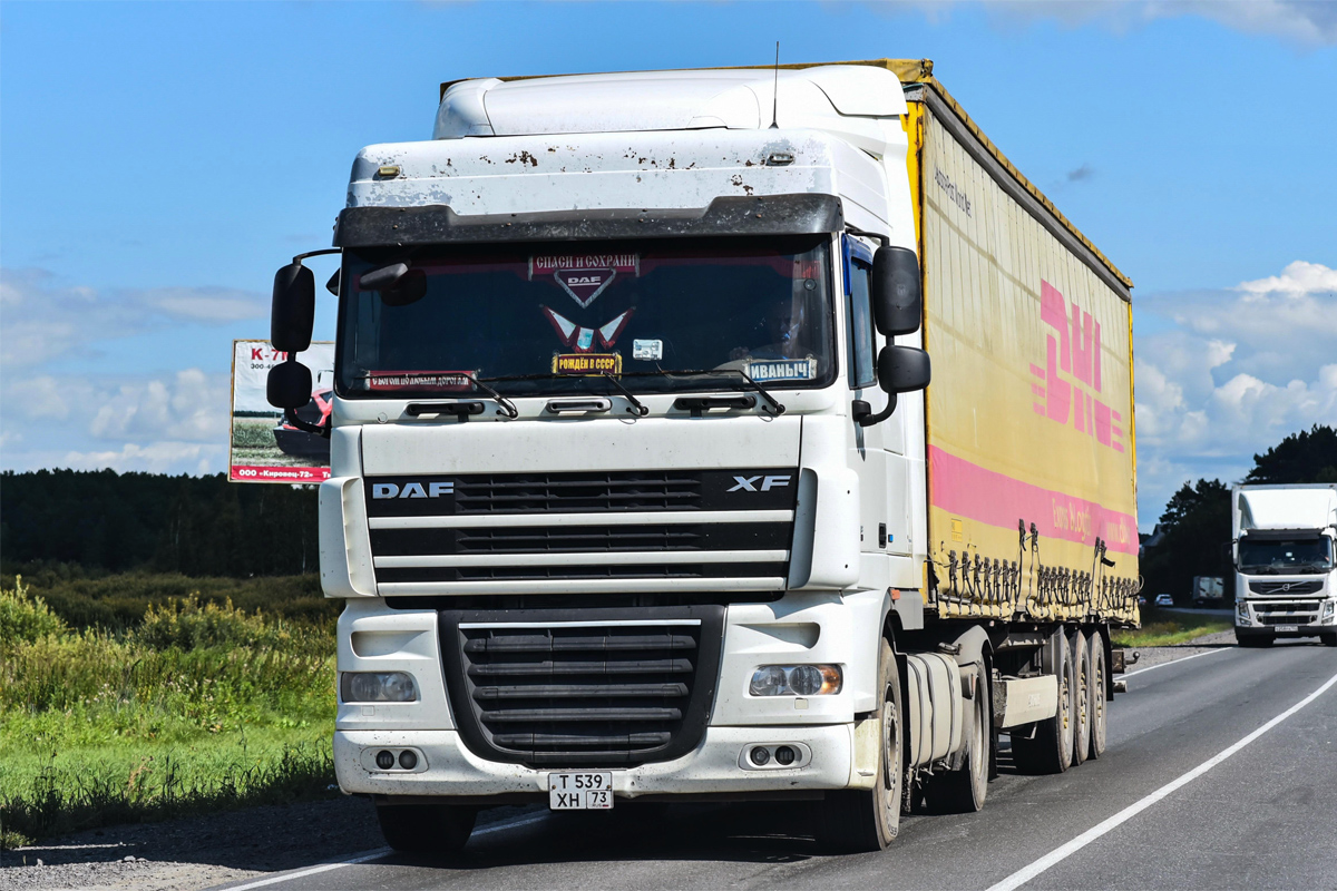 Ульяновская область, № Т 539 ХН 73 — DAF XF105 FT