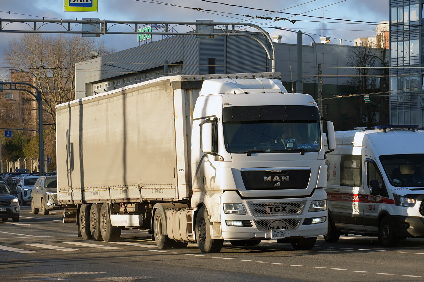Вологодская область, № М 474  ОК 35 — MAN TGX ('2012) 18.440