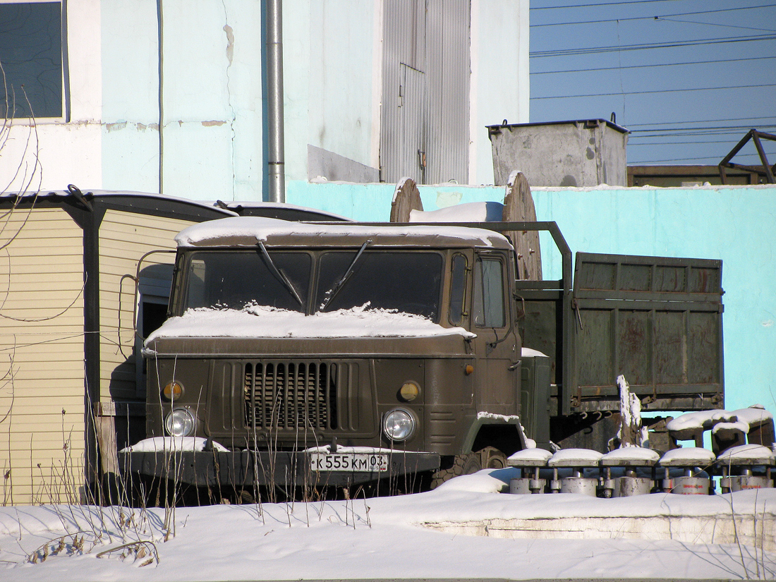 Бурятия, № К 555 КМ 03 — ГАЗ-66-31