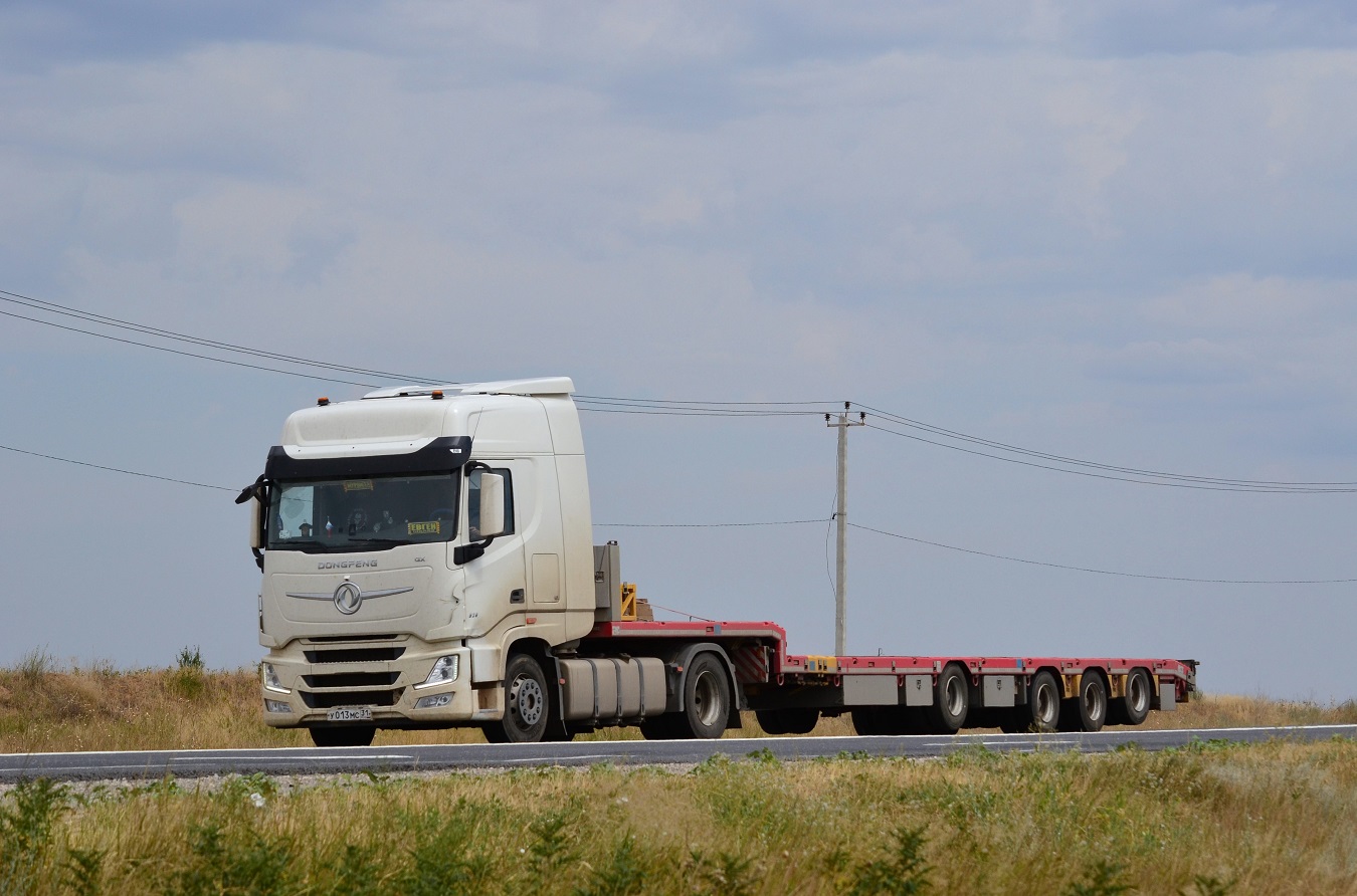 Белгородская область, № У 013 МС 31 — Dongfeng GX DFH4180