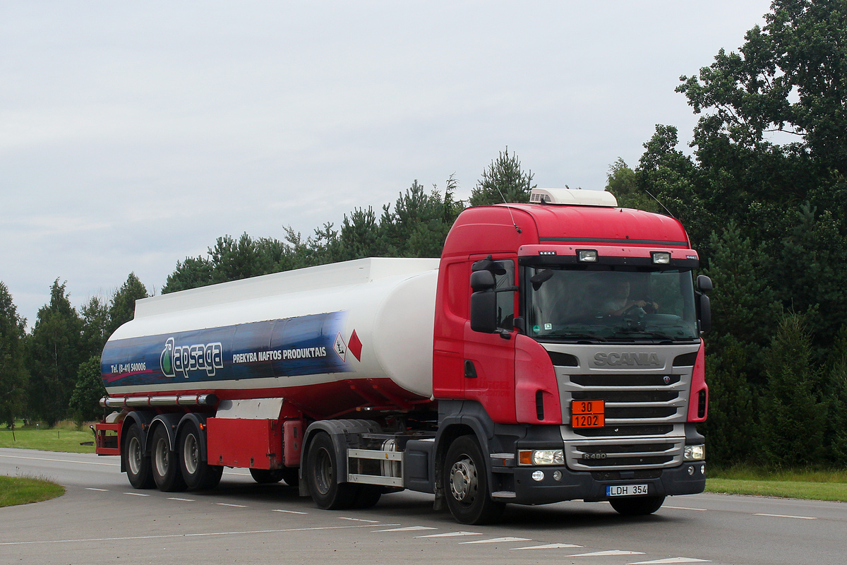 Литва, № LDH 354 — Scania ('2009) R480
