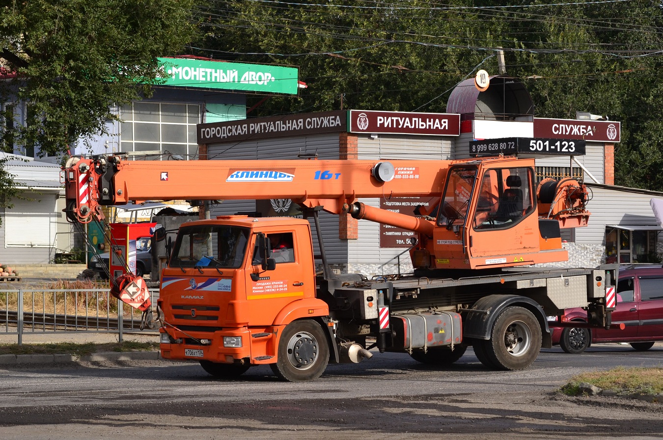 Волгоградская область, № К 706 ХТ 134 — КамАЗ-43253-G5(69)