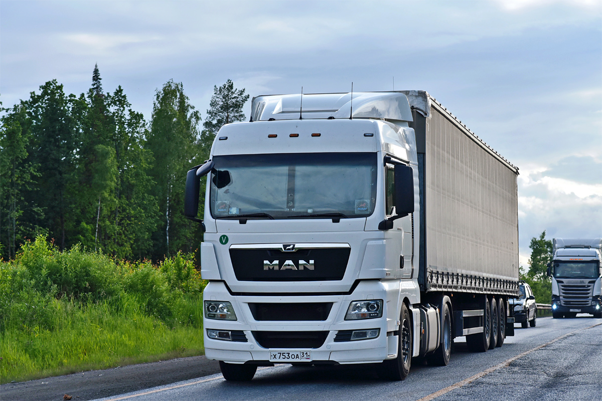 Белгородская область, № Х 753 ОА 31 — MAN TGX ('2012) 18.480