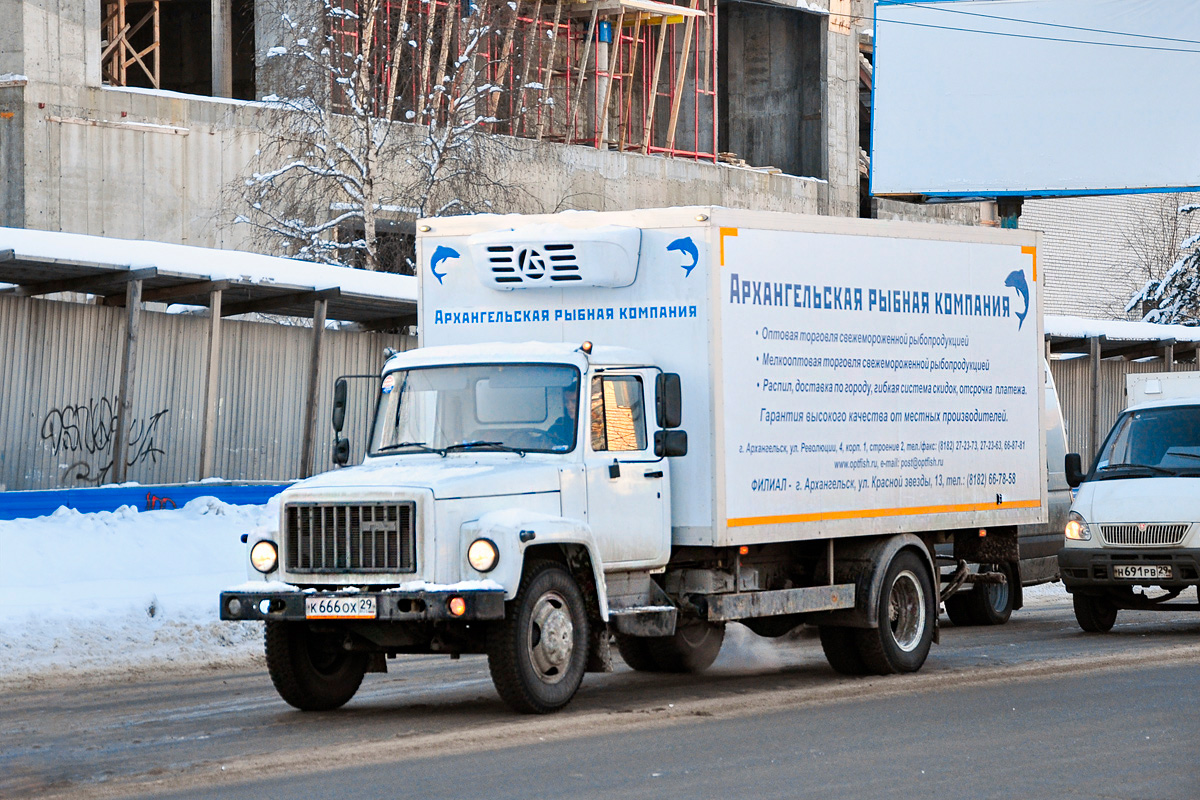Архангельская область, № К 666 ОХ 29 — ГАЗ-3309