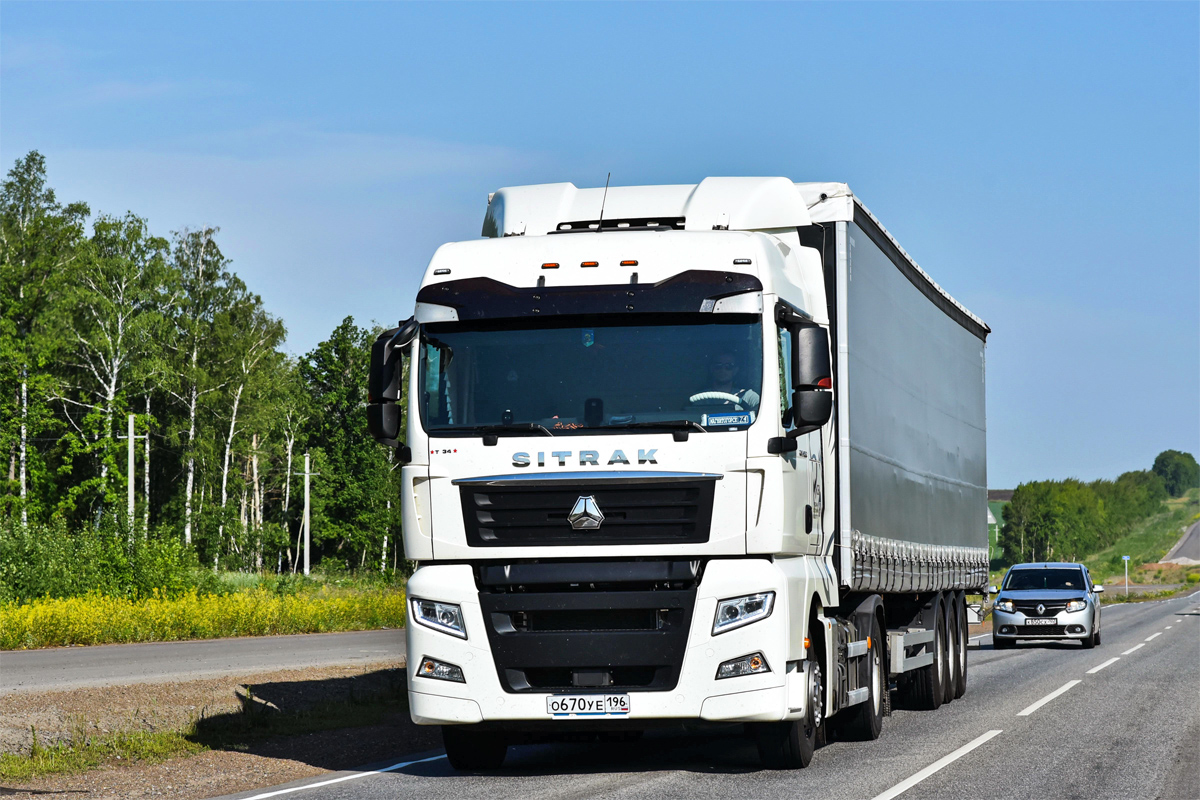 Свердловская область, № О 670 УЕ 196 — Sitrak C7H ZZ4186