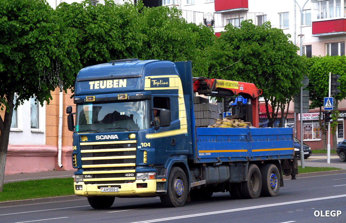Витебская область, № АМ 5899-2 — Scania ('1996) R114L