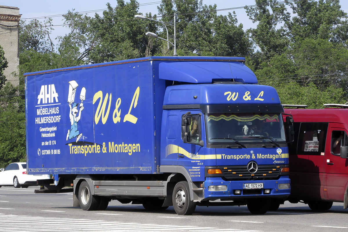 Днепропетровская область, № АЕ 1572 НХ — Mercedes-Benz Atego 823