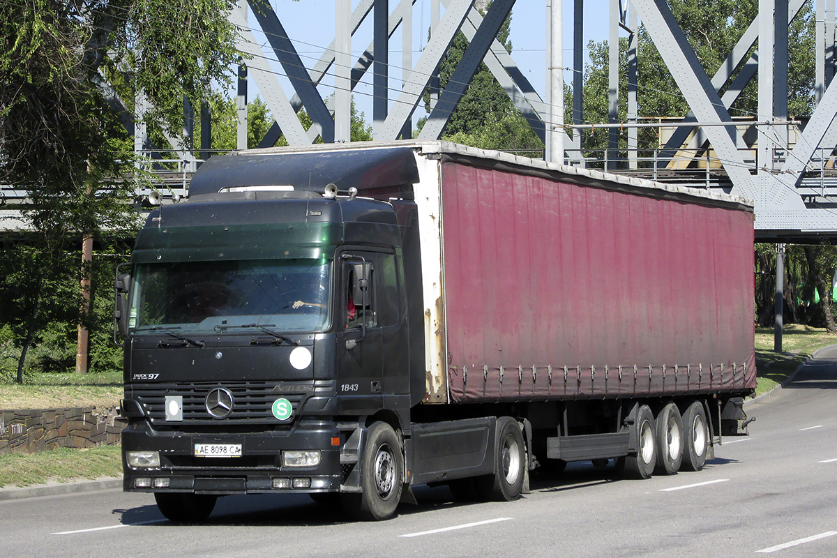 Днепропетровская область, № АЕ 8098 СА — Mercedes-Benz Actros ('1997) 1843