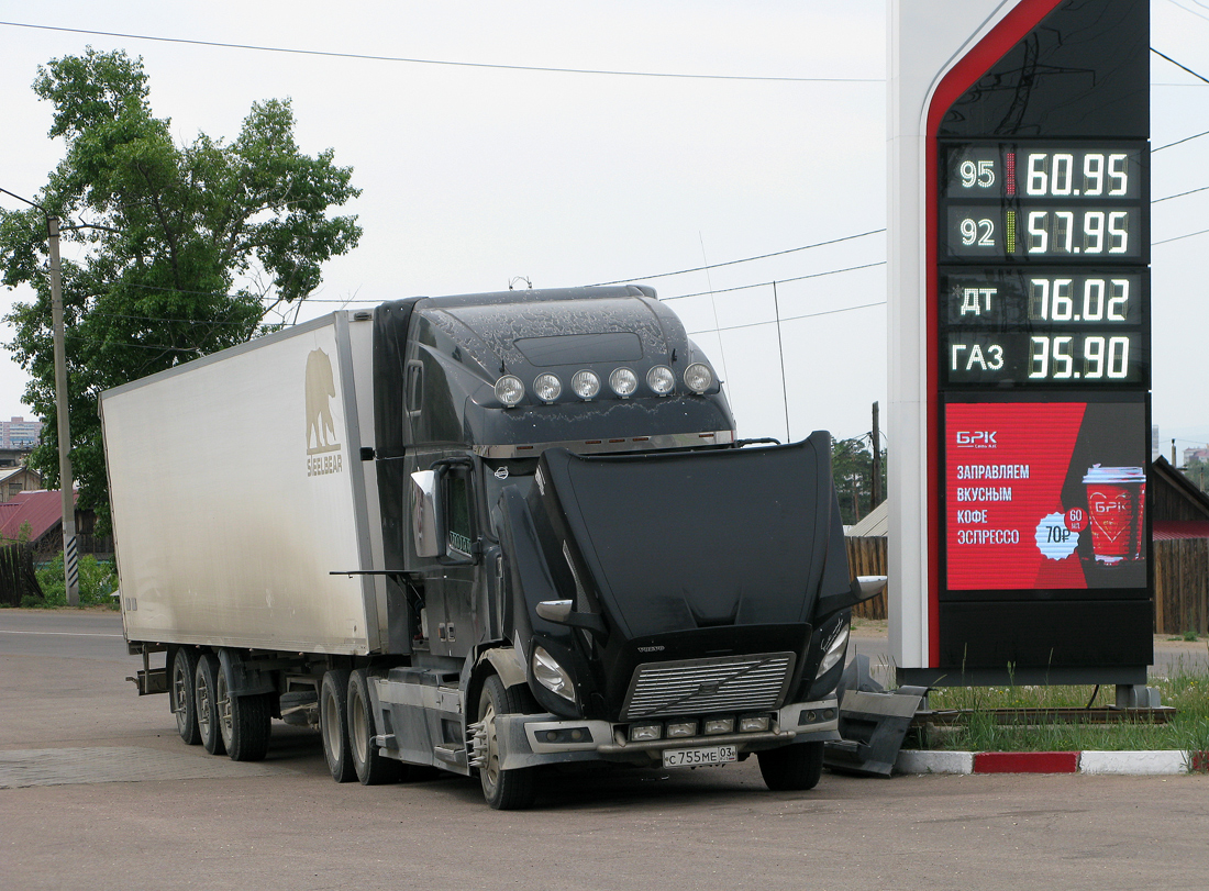 Бурятия, № С 755 МЕ 03 — Volvo VNL670