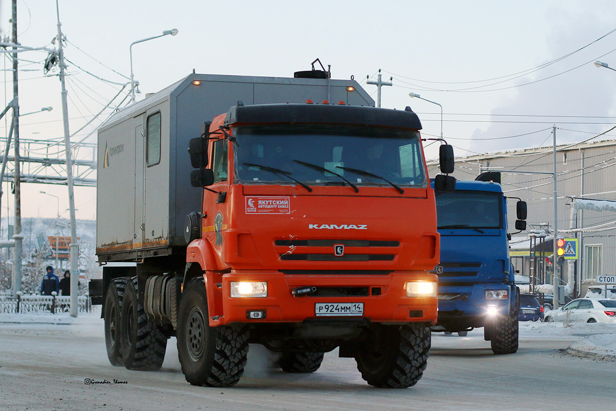Саха (Якутия), № Р 924 ММ 14 — КамАЗ-43118-50