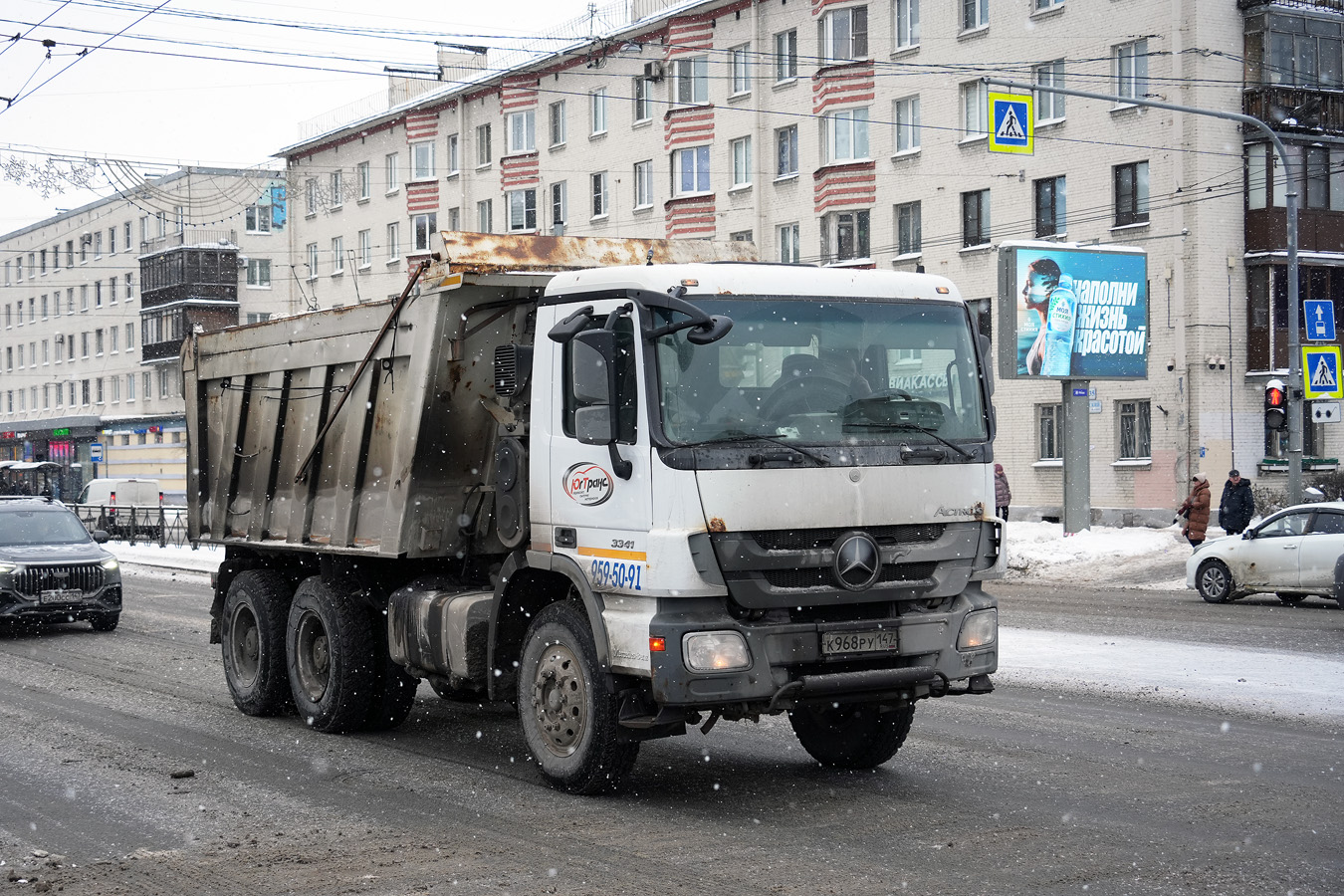 Ленинградская область, № К 968 РУ 147 — Mercedes-Benz Actros '09 3341 [Z9M]