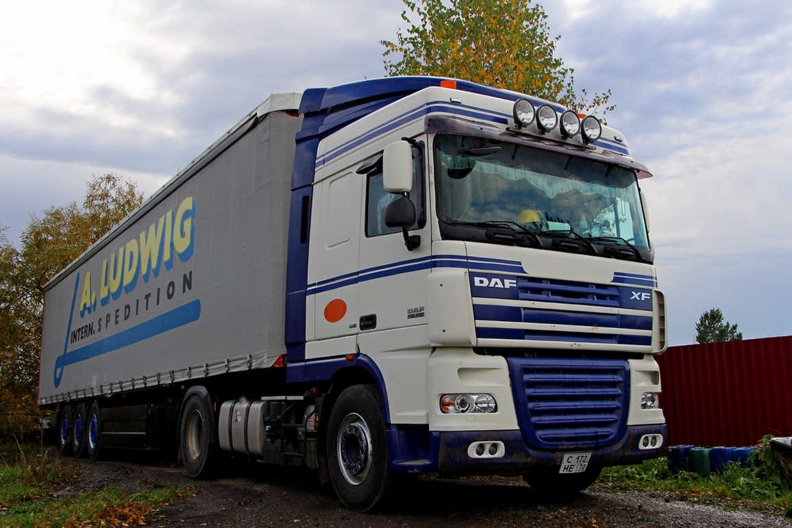 Томская область, № С 172 НЕ 70 — DAF XF105 (общая модель)