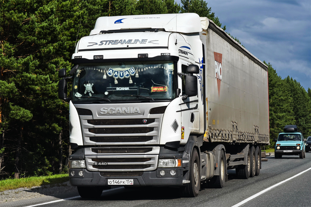 Новосибирская область, № О 146 РК 154 — Scania ('2013) R440