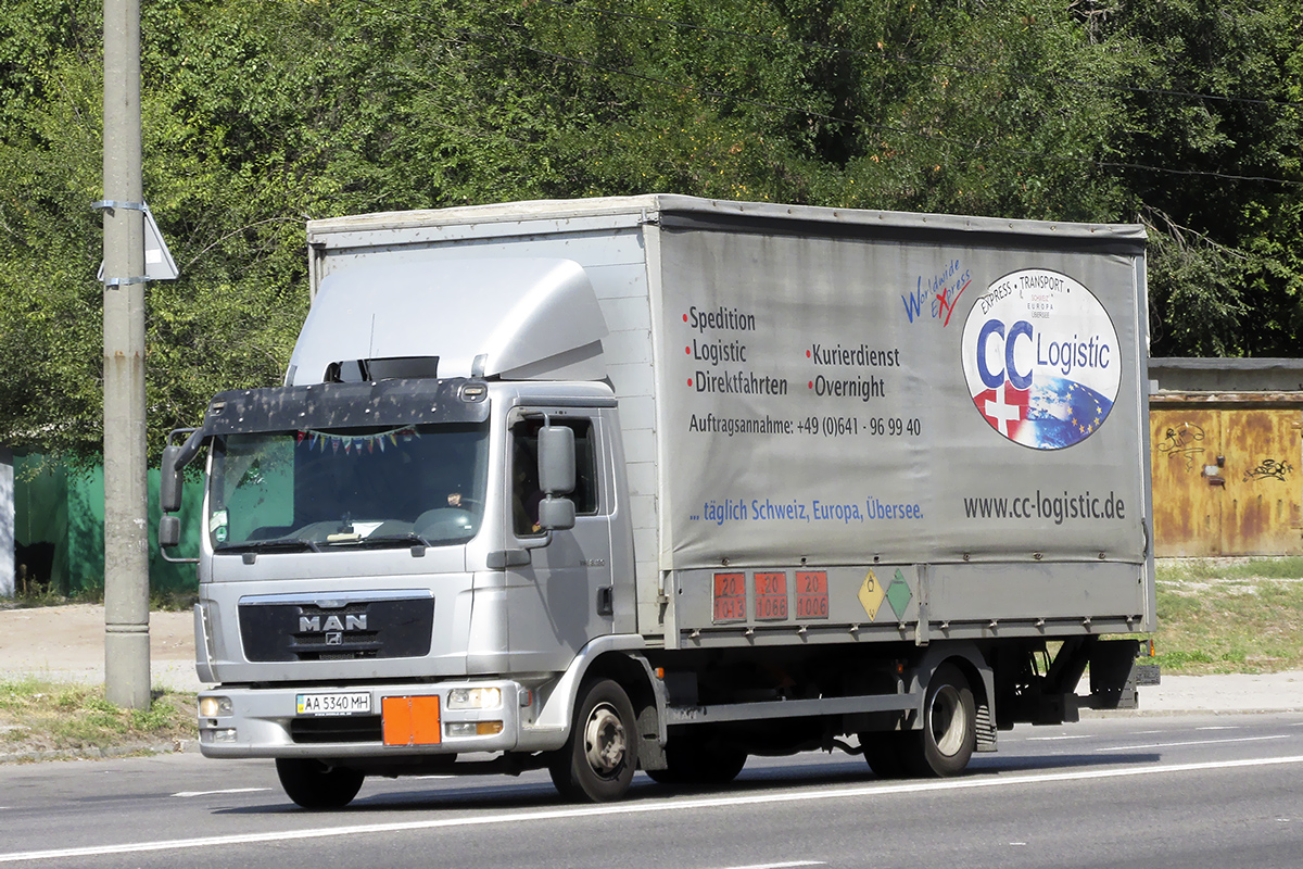Киев, № АА 5340 МН — MAN TGL 8.180