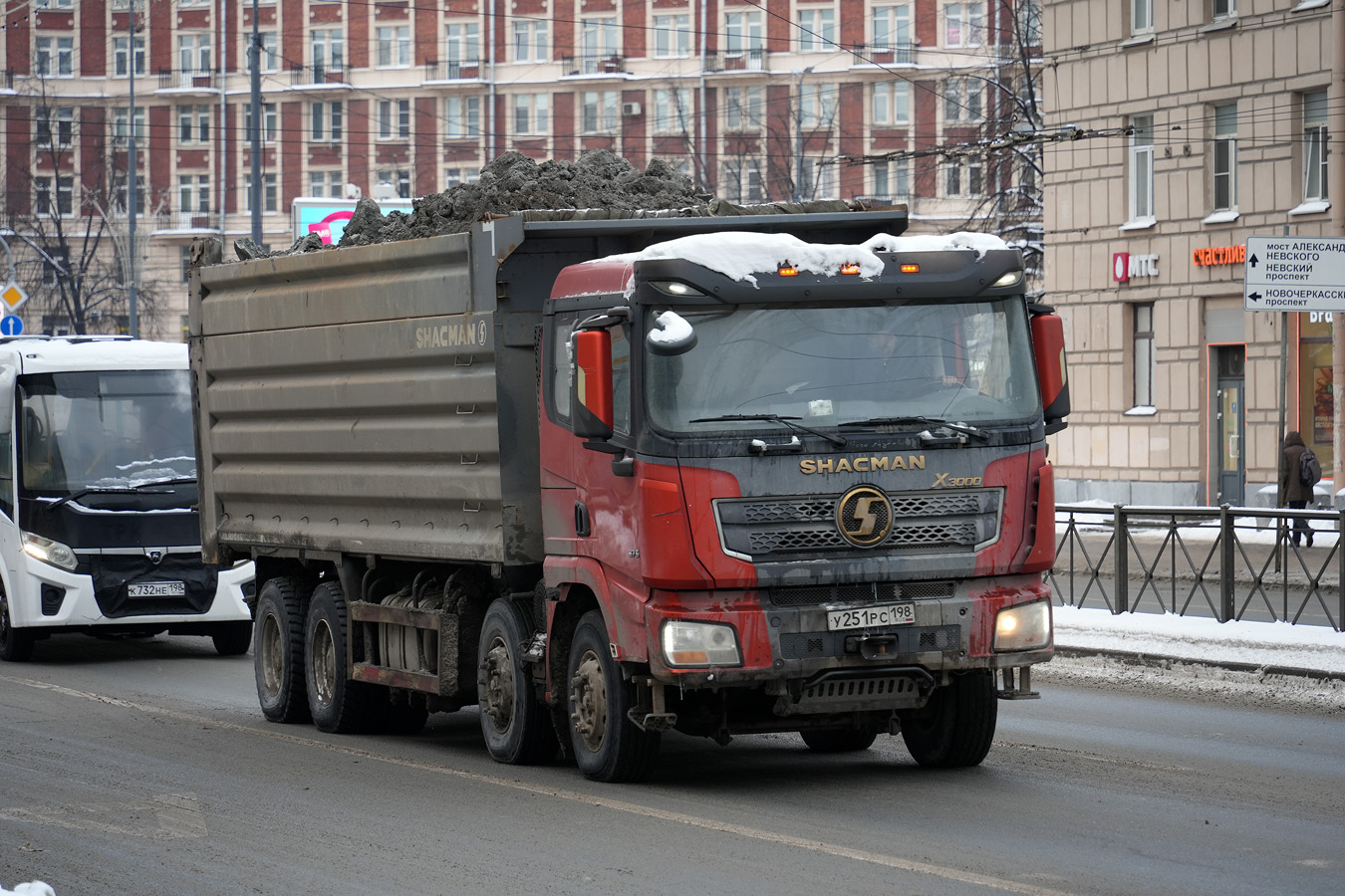 Санкт-Петербург, № У 251 РС 198 — Shaanxi Shacman X3000 SX3318