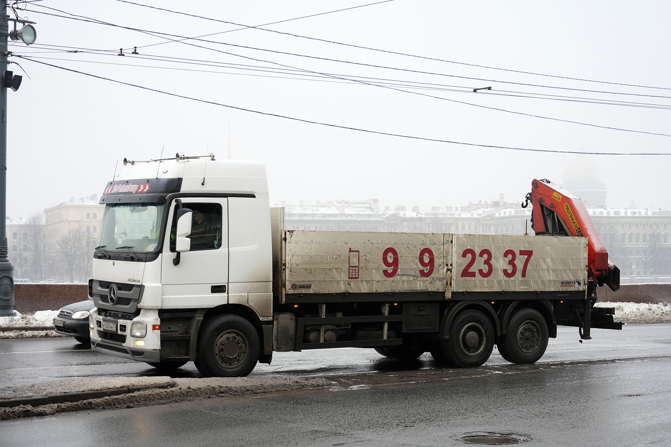 Мурманская область, № Р 500 МН 51 — Mercedes-Benz Actros ('1997) 2543