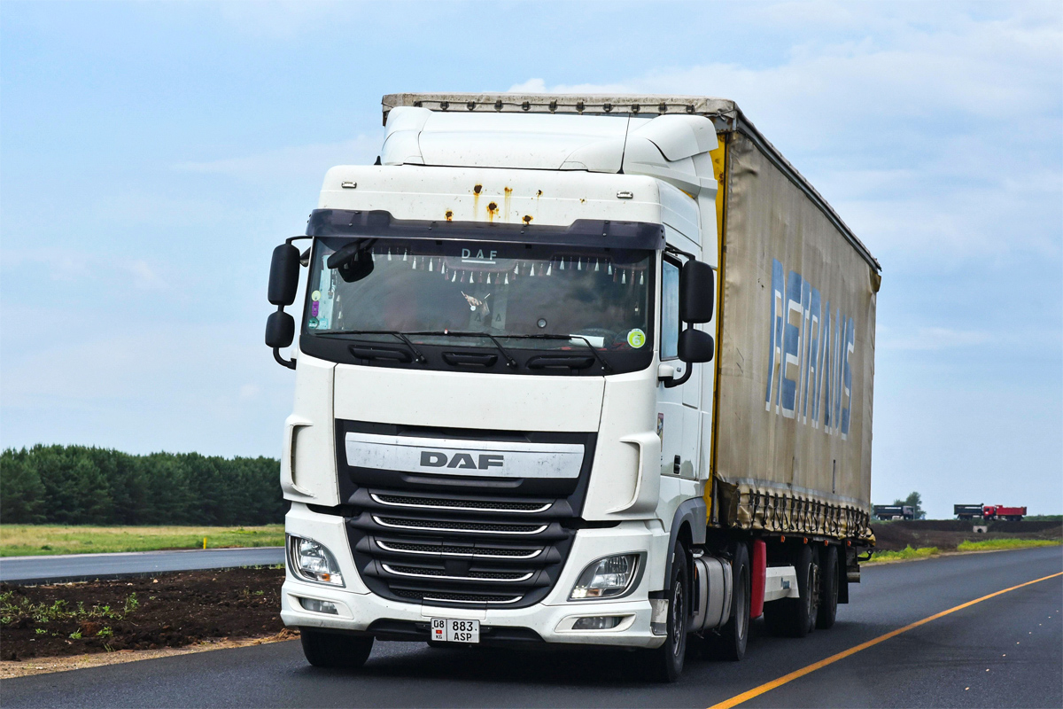 Киргизия, № 08 883 ASP — DAF XF Euro6 FT