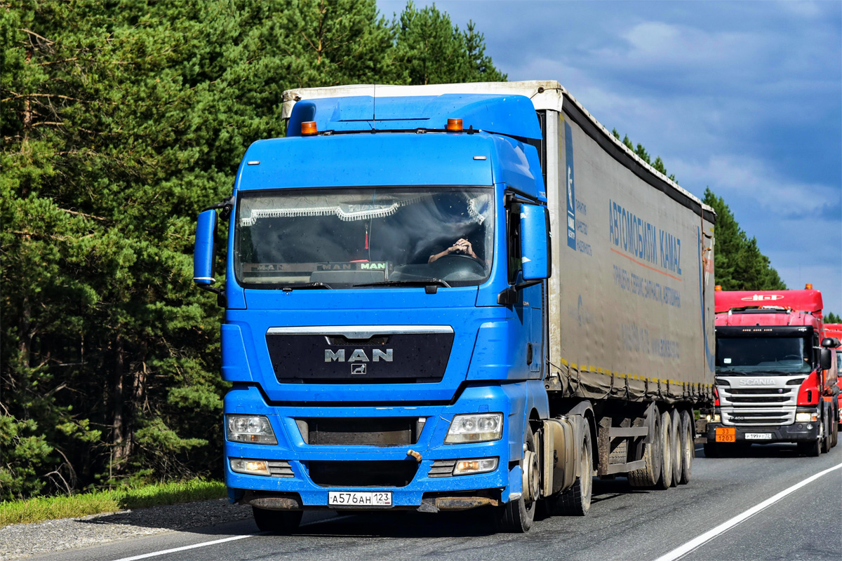 Краснодарский край, № А 576 АН 123 — MAN TGX ('2007) 18.440