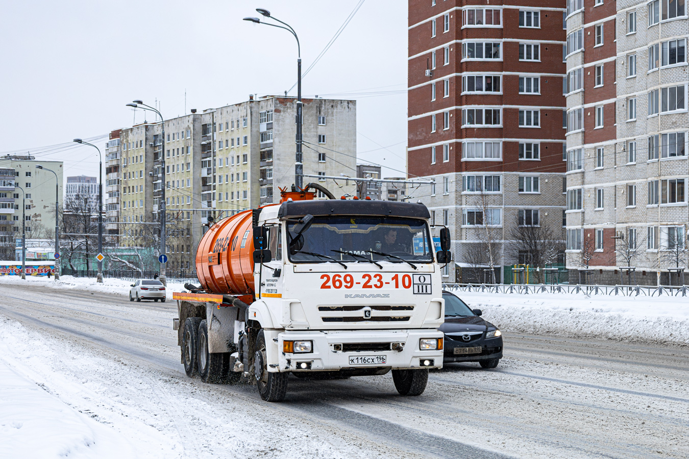 Свердловская область, № К 116 СХ 196 — КамАЗ-65115-A5(48)