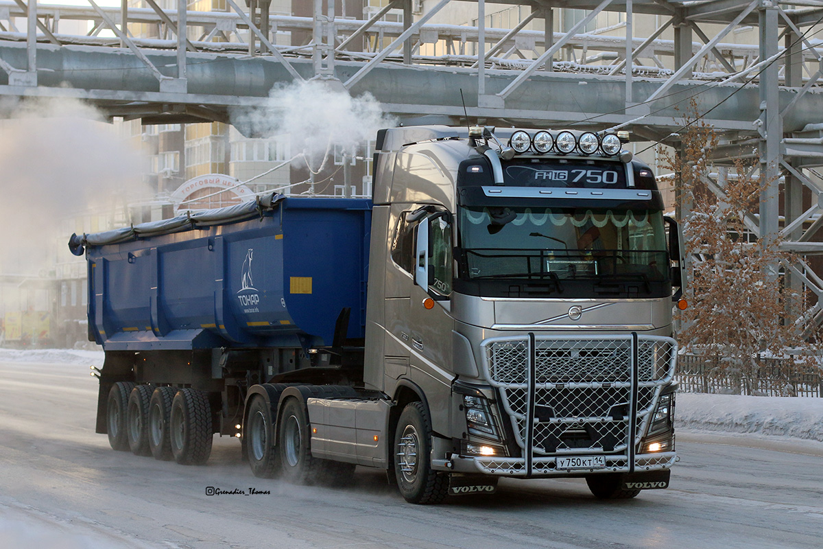 Саха (Якутия), № У 750 КТ 14 — Volvo ('2012) FH16.750